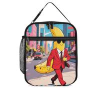 Banana Man Lunch Bag for Adults - Reusable Insulated Lunchbox, Leakproof Small Lunch Box Tote for Men & Women, Portable Food Cooler Bag for Work, Office, Picnics