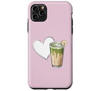 Banana Matcha Latte Love Green-Tea Vegan Vintage Foodie Carcasa para iPhone 11 Pro MAX