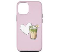 Banana Matcha Latte Love Green-Tea Vegan Vintage Foodie Carcasa para iPhone 12/12 Pro