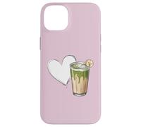 Banana Matcha Latte Love Green-Tea Vegan Vintage Foodie Carcasa para iPhone 14 Plus