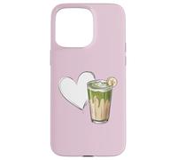 Banana Matcha Latte Love Green-Tea Vegan Vintage Foodie Carcasa para iPhone 15 Pro MAX