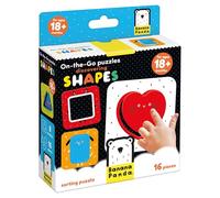 Banana Panda El Juego On-The-Go Incluye 8 Puzzles para Principiantes de Dos Piezas para Promover el Aprendizaje temprano y Las Habilidades motoras Finas, Rompecabezas Discovering Shapes 18 m+