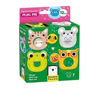 Banana Panda Juego de rompecabezas de animales con bebés - Juguetes educativos de cartón