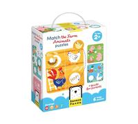 BANANA PANDA- Match The Farm Animals Puzzles Animales 2+ (49168)