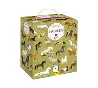 Banana Panda- Puzzlove Horses Caballos Acertijos, Multicolor (49216)