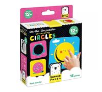Banana Panda- Plátano Discovering Circles Set-Contiene 8 Puzzles para Principian
