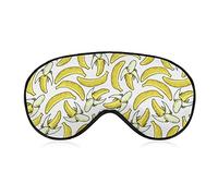 Banana Peel Funny Sleep Eye Mask Soft Blindfold Eye Cover con correa ajustable Night Eyeshade para hombres y mujeres