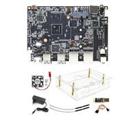Banana Pi BPI-F3 8-Core RISC-V K1 Chip SBC, 2.0TOPS AI Performance CPU Single Board Computadora, para almacenamiento de red NAS y portátiles alternativas (con carcasa acrílica, 16 GB LPDDR4 128 GB