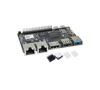 Banana Pi BPI-M5 Pro Linux 8GB placa de desarrollo, Octa-Core RK3576 CPU 6TOPs NPU, 8K HDMI Video Encoder, 2 x GbE Ethernet para extensiones AI IoT, ARM Mini PC y Edge Computing (8 + 64 GB, paquete 1)