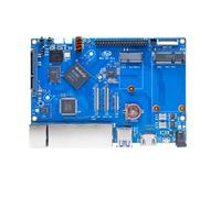 Banana PI BPI-R2 Pro Single Board Computer Rockchip RK3568 Quad-Core, 2GB LPDDR4, 16GB eMMC, PCIE M.2 Key-E, SATA, Open Source Router Demo Board (Single Board)