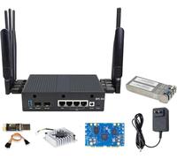 Banana Pi BPI-R4 WiFi 7 Router Board OpenWRT - DDR4 4GB/8GB RAM MediaTek MT7988A (Filogic 880) SoC, router inalámbrico 4G/5G, 2 x 10GbE SFP 4X GbE para NAS Smart Home Gateway (10G Fibre Kit, DDR4 8 GB