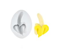 Banana Silicone Fondant Mold Cake Mold Food Grade Silicone Oven Dishwasher Safe for Candy Chocolate Dessert Baking Tool Easy Baking Molds