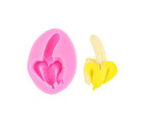 Banana Silicone Fondant Mold Cake Mold Food Grade Silicone Oven Dishwasher Safe for Candy Chocolate Dessert Baking Tool Easy Baking Molds