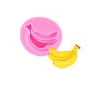 Banana Silicone Fondant Mold Cake Mold Food Grade Silicone Oven Dishwasher Safe for Candy Chocolate Dessert Baking Tool Easy Baking Molds