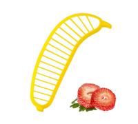 Banana Slicer Kitchen Gadget - Multifunctional Fruit Vegetable Cutter for Strawberry Grape Egg | Stainless Steel Blade, Perfect for Salads Snacks Meal Prep, Home Kitchen Tool