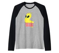 Banana Slugs Funny Cute Slug Life Nature Wildlife Graphic Camiseta Manga Raglan