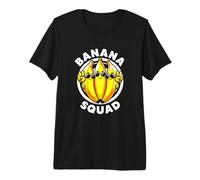 Banana Squad Funny Yellow Banana Lover Fruit Let's Go Bananas Camiseta Premium