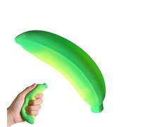 Banana Squeeze Fidget Toy - PP 14.5x6x4.5cm | Squeeze Fidget Toy | Bananas Shape Elastic Color Changing Ultra Soft | Fake Banana Squeezes | Sensory Prank Pinch Toyx For Stress Relief Sensory Play