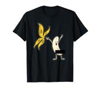 Banana Striptease Censored Camiseta Naked Funny Adulto Camiseta
