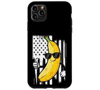 Banana Thumbs Up Bandera de Estados Unidos Fruta Patriótica Hombres Mujeres Niños Carcasa para iPhone 11 Pro MAX