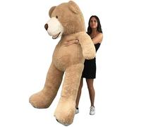 bananair - Oso Peluche Gigante 200 cm - Fabricado en Francia, Certificado CE - Ultra Suave y Esponjoso, Peluches Grandes de 130 a 340 cm, Abrazos Asegurados para Cumpleaños y Otras Celebraciones