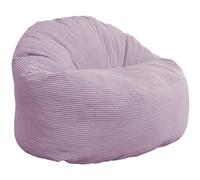bananair - Puff Salón de Pana Ancho - Suave y Confortable - Puff Pera con Relleno de Espuma Incluido, Óptimo Apoyo para la Espalda - Bean Bag, Sofa Puff Gigante Muy Cómodo (100 cm, Violeta Lila)