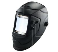 Bananaww Careta Soldadura Auto Oscureciente 4 Sensores Arco True Colour Gran Área Visual 100x93mm Solar con Batería Litio MIG TIG Arco MMA Máscara Profesional Soldador Modo Esmerilado