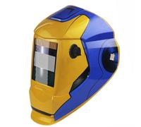 Bananaww Careta Soldadura Auto Oscureciente 4 Sensores Arco True Colour Gran Área Visual 100x93mm Solar con Batería Litio MIG TIG Arco MMA Máscara Profesional Soldador Modo Esmerilado