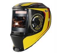 Bananaww Careta Soldadura Auto Oscureciente 4 Sensores Arco True Colour Gran Área Visual 100x93mm Solar con Batería Litio MIG TIG Arco MMA Máscara Profesional Soldador Modo Esmerilado