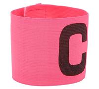 banapoy 10 Brazaletes Capitán Fútbol, Insignia Brazo Capitanes Ajustable Elástico, Brazalete Deportes Equipo, Latón Palabra C para Jugadores Baloncesto Jóvenes Adultos Corriendo (Pink)