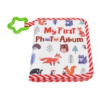 banapoy Álbum Fotos bebé, Lindo Tema Animales, Libro Recuerdos Tela Suave Bebés con Capacidad Fotos 4x6, álbum Recuerdos Tela Mi Primera Familia para Recién Nacidos, Niños Pequeños