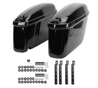 banapoy Alforjas para Motocicleta, Alforjas Laterales universales rígidas para Motocicleta con Capacidad 22L, Caja de Almacenamiento para Equipaje de Maletero con cerraduras