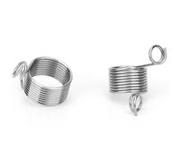 banapoy Anillo Guía de Dedal para Tejer en Espiral de Acero Inoxidable Genérico para Tejer Suéteres Fácilmente, Tamaño Compacto para Entusiastas