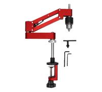 banapoy Brazo de Roscado, Soporte de Roscado en Voladizo Ajustable de Aleación de Aluminio, Brazo de Soporte de para Taladro Eléctrico Manual y Taladro de Banco