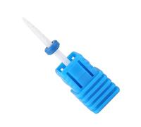 banapoy Brocas de Cerámica para Uñas, Brocas para Lima de Uñas Acrílicas, Herramienta de Manicura para Pulir, Cabezal de Pulido para Máquina de Manicura Eléctrica (Cabeza de cohete M)