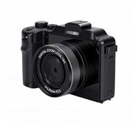 banapoy Cámara Digital, 8K 100MP 18X Zoom 3" Pantalla HD Cámara Doble Lente WiFi CCD Vlog con Tarjeta Memoria Pequeña para Fotografía, Regalo Tecnología Retro para Adolescentes (32GB)