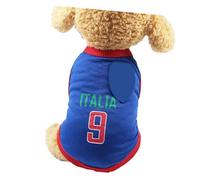 banapoy Camiseta de la Copa Mundial para Perros, Chaleco de Verano Transpirable, Lindo y Vivo para Perros Cachorros con Dobladillo de Bloqueo Delicado, Estilo Clásico Informal Moda (XXL)