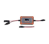 banapoy Controlador Solar MPPT 12V 24V 15A, con Pantalla LCD de Carga de 3 Etapas para Baterías de Ciclo Profundo de Gel AGM, Entrada Fotovoltaica Máxima de 180W 360W