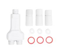 banapoy Extensor PoE para Exteriores, Repetidor PoE Impermeable de 100 Mbps, Adaptador Divisor Combinador PoE IEEE802.3af/at Plug and Play para Cámara de Seguridad