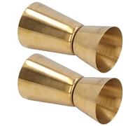 banapoy Jigger de Cóctel, 15 30 Ml 25 50 Ml de Acero Inoxidable de Doble Extremo Bartending Jigger Bar Taza Medidora con Escala para Cóctel Whisky té Helado Vino Hogar DIY Accesorios de Camarero