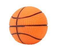 banapoy Juguete Chirriante para Perros, Pelota Interactiva Entrenamiento para Mascotas con Sonido para Jugar a Masticar Cachorros, Diversión en Interiores y Exteriores (Baloncesto)