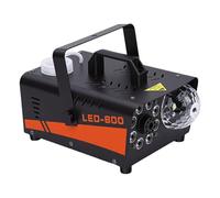 banapoy Máquina de Humo 600W, Máquina de Humo con Pulverización Automática de Niebla de 2000 CFM con Bola de Discoteca y Luces LED de Colores, para Halloween Fiesta Efecto Escenario (Enchufe europeo