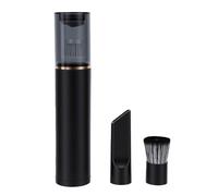 banapoy Mini Aspiradora de Mano Inalámbrica, Aspiradora de Escritorio Portátil para Café Molido, Limpiador Polvo Café con Cepillo Suave, para Interior de Automóvil, Teclado, Cajón (Black)