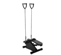 banapoy Mini Escalones de Escalera con Bandas de Resistencia, Máquina Ejercicios Portátil Paso Paso, 3 Configuraciones Ajustables, Entrenamiento Salud y Fitness para Todo el Cuerpo