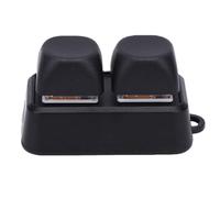 banapoy Mini Teclado de 2 Teclas para Juegos de Ritmo de Trabajo Contable, Copiar y Pegar con una Sola Mano, Teclado Mecánico para Juegos con Retroiluminación RGB