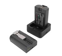 banapoy Paquete de 2 Baterías de Repuesto 6500MAh, Baterías Recargables para Cámara de Timbre con Estación de Carga, Kit Cargador Batería para Ring Video Doorbell 1 2 3 4, 3 Plus