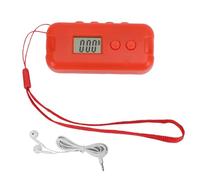 banapoy Radio FM Portátil, Receptor Estéreo Digital de Bolsillo con Pantalla LCD, Conector para Auriculares, Sintonización de 50 a 109 MHz para Viajes Al Aire Libre, Escucha en Casa (Orange)
