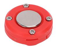 banapoy Soporte Magnético para Montaje en Coche con Micrófono de Radio Móvil, Soporte para Colgar Micrófono CB con Parte Posterior Adhesiva para MH-67A8J, HYT SM16A1, QYT KT-8900 (rojo)