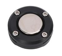 banapoy Soporte Magnético para Montaje en Coche con Micrófono de Radio Móvil, Soporte para Colgar Micrófono CB con Parte Posterior Adhesiva para MH-67A8J, HYT SM16A1, QYT KT-8900 (BLACK)