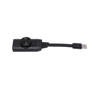 banapoy Tarjeta de Sonido USB, Adaptador de Audio Estéreo Externo con Sonido Envolvente 7.1 con Control de Volumen y Silencio de Micrófono para PC, Computadora Portátil, Auriculares